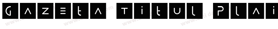 Gazeta Titul Plain 001.001字体转换